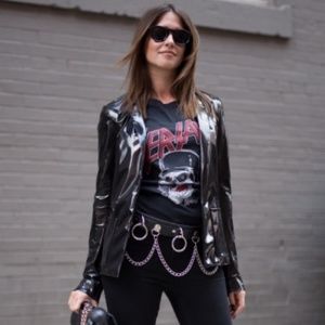 Banana Republic genuine patent leather jacket (6)